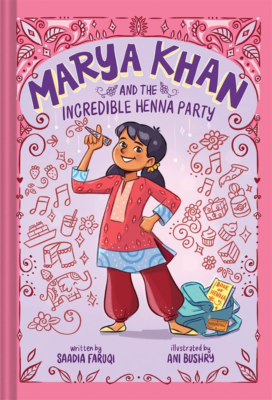 Book Cover Marya Khan and the Incredible Henna Party by Saadia Faruqi