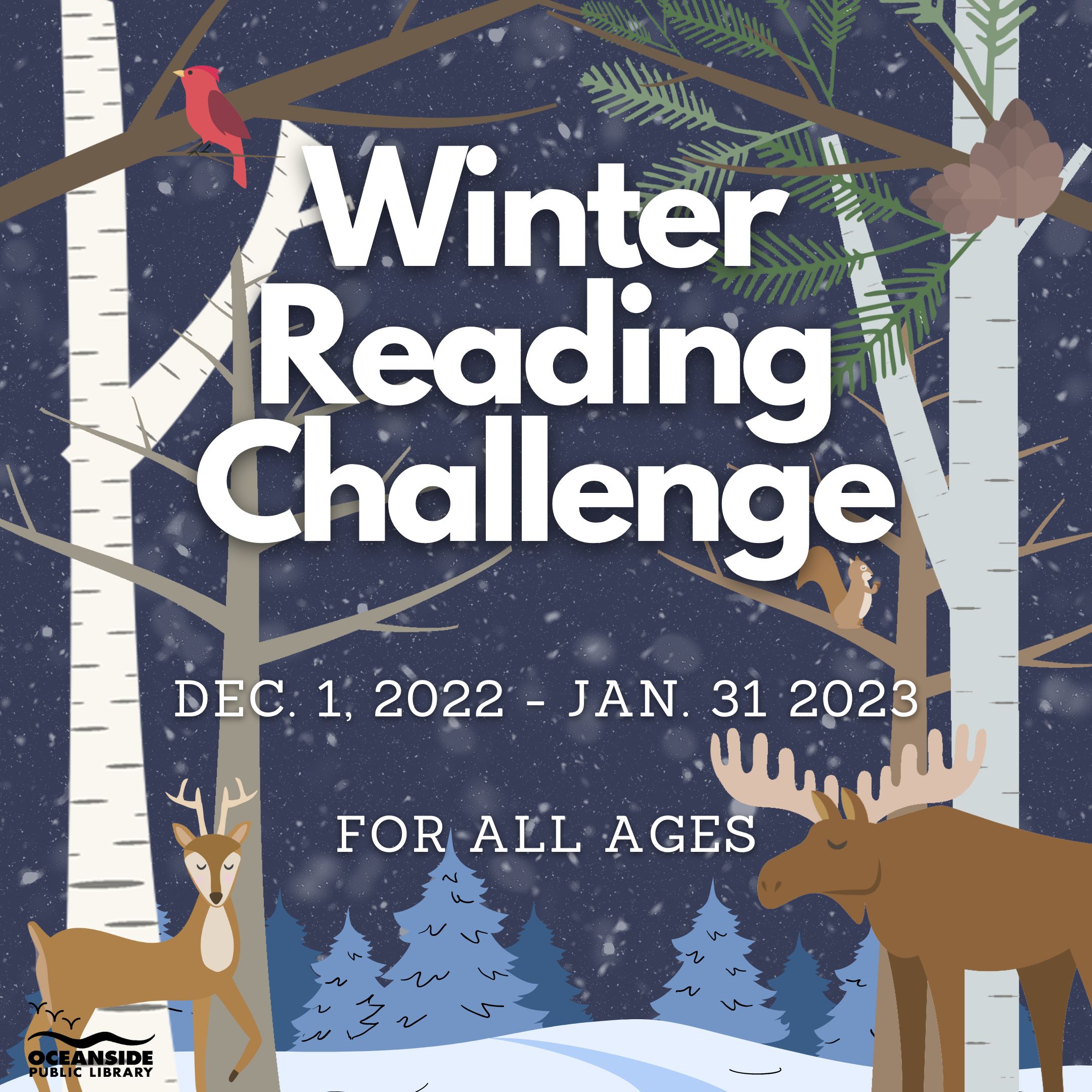 winter reading challenge logo