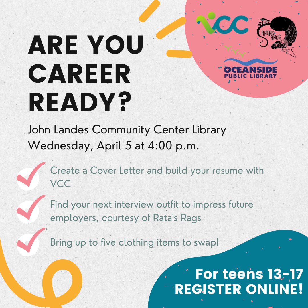 graphic with title, "Are you career ready?" with location and description of the event.