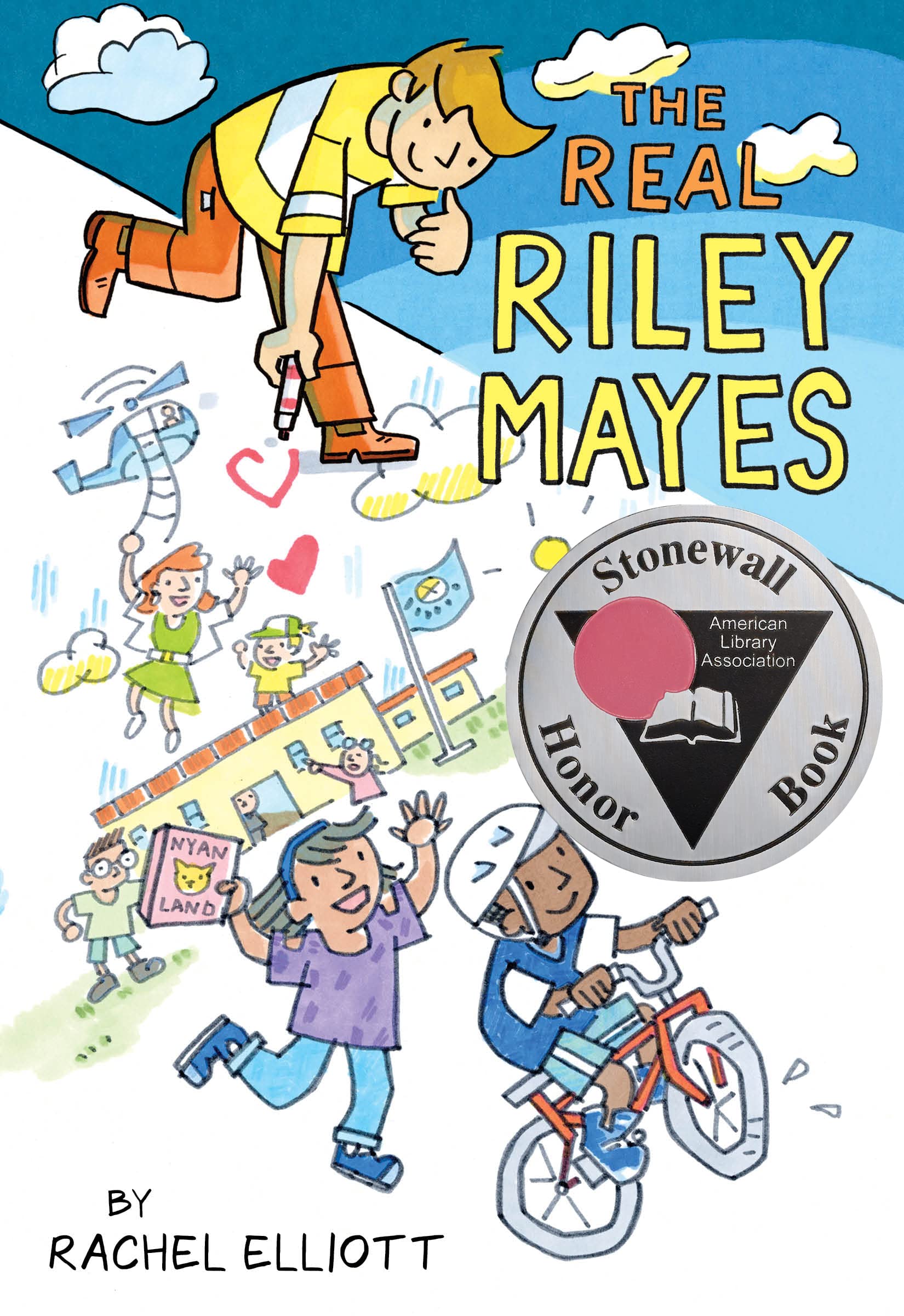 Book cover for The Real Riley Mayes by Rachel Elliott