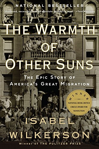  The design on the cover of the book is a black and white photograph from 1939 of spectators watching an Elks Parade in Harlem, two decades into the Great Migration. They're watching from the front of a building. People are all around: in the entrance and on the front steps, on balconies, and leaning out of windows, some smiling/posing for the photo.