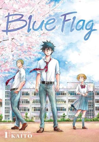 manga cover of blue flag, vol 1