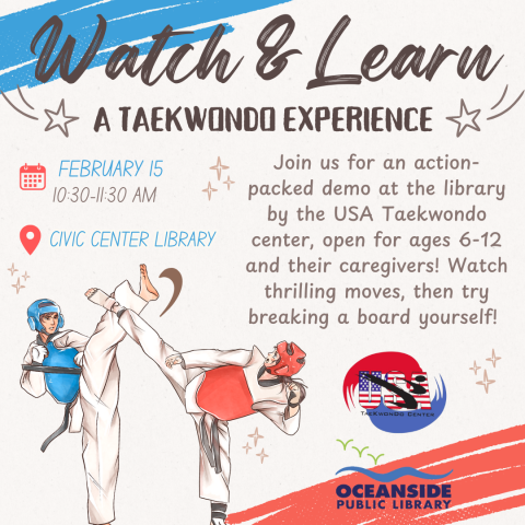 ig post for Watch and Learn: a Taekwondo Experience