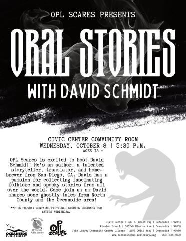 Flyer for oral stories