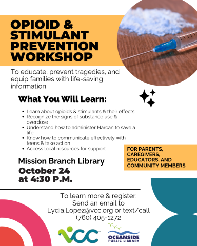 ig post for Opioid and Stimulant Prevention Workshop