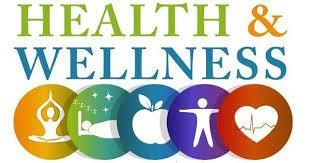 health and wellness images of meditation, rest, healthy eating and physical activity