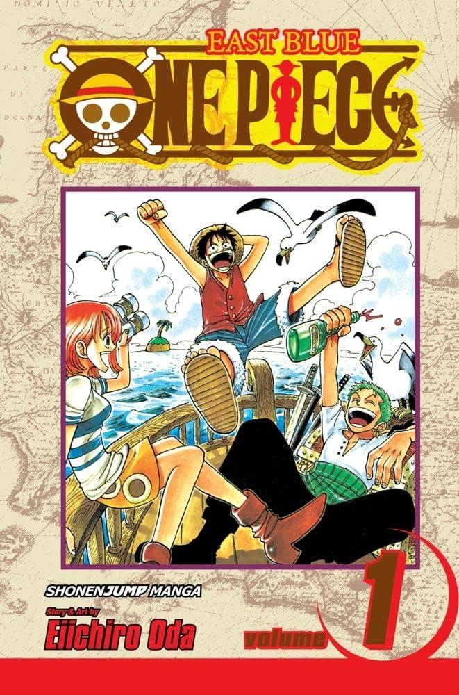 manga cover for one piece, vol 1