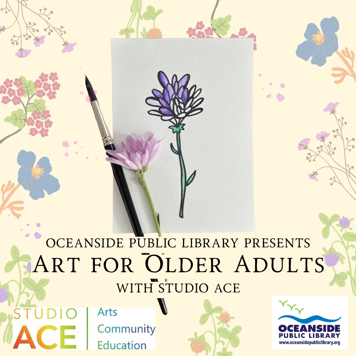 watercolor of a flower