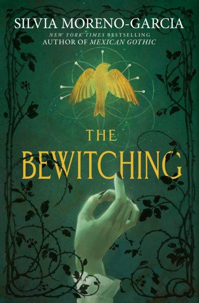 The Bewitching book cover with a hand reaching up to a sparrow