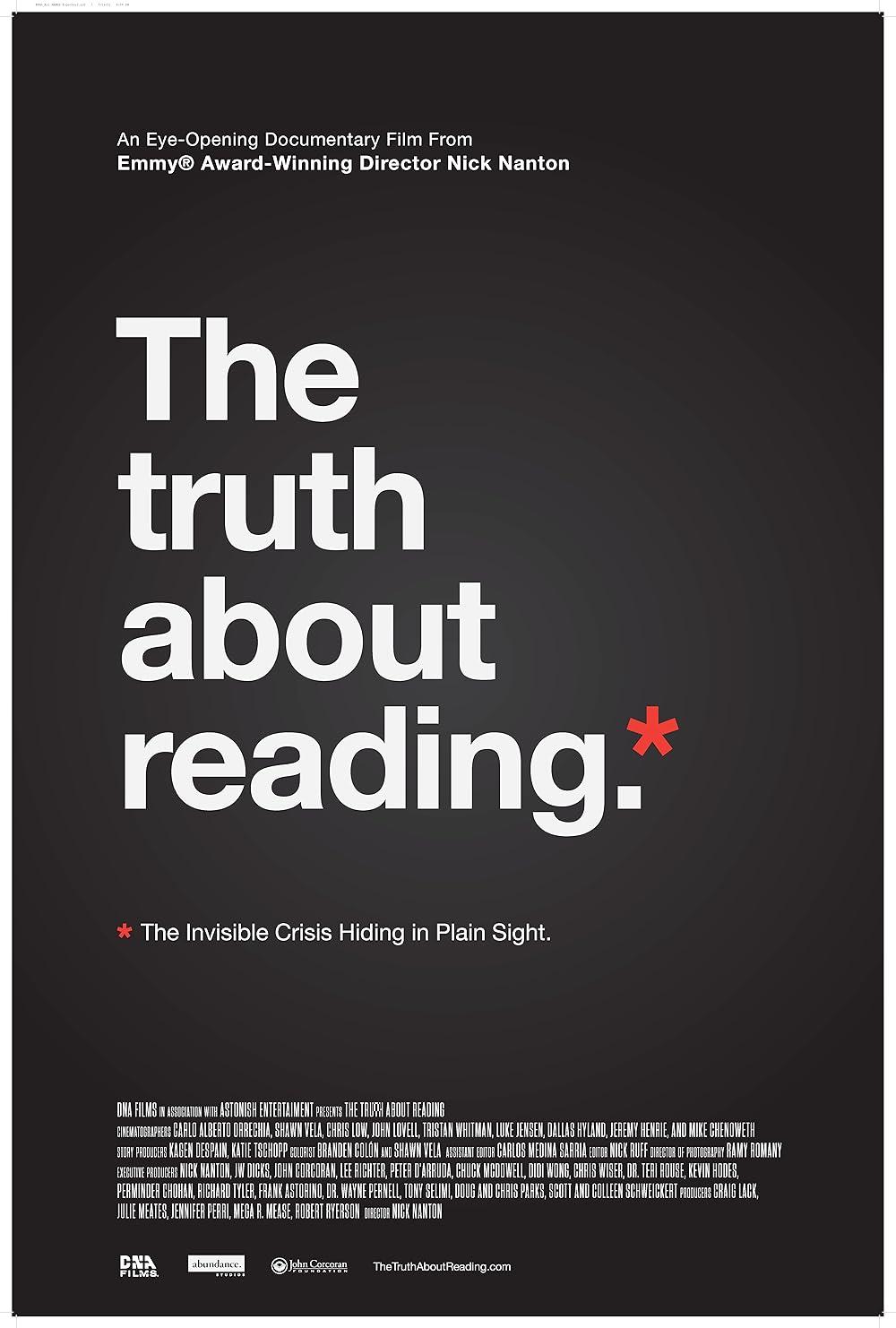 movie poster with title of movie - the truth about reading