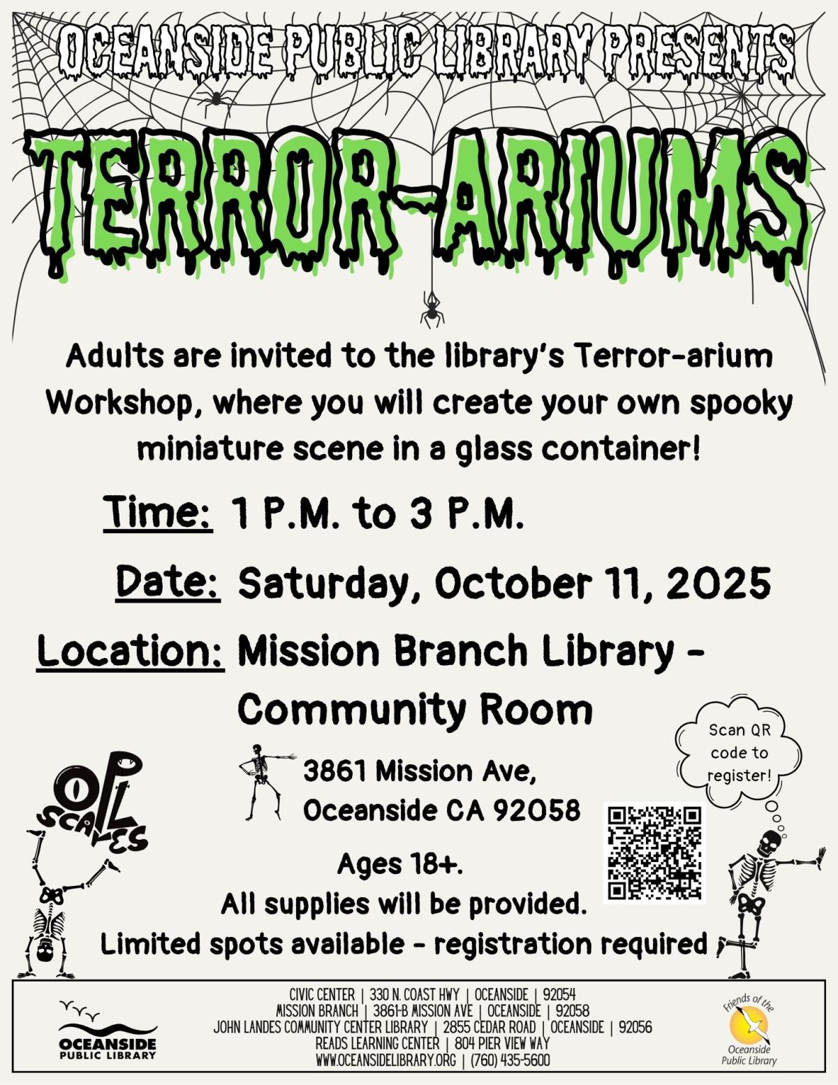 Terror-ariums flyer 